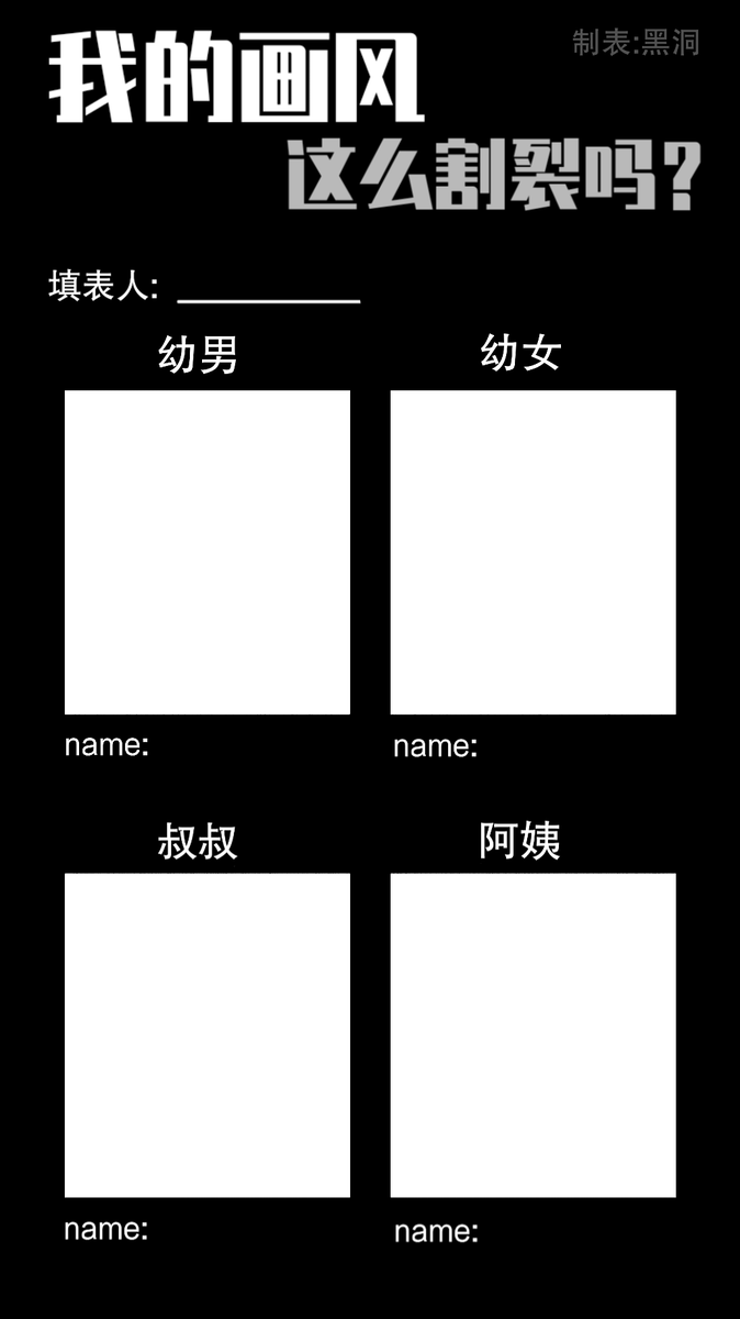 我又成萌二了 p2表格