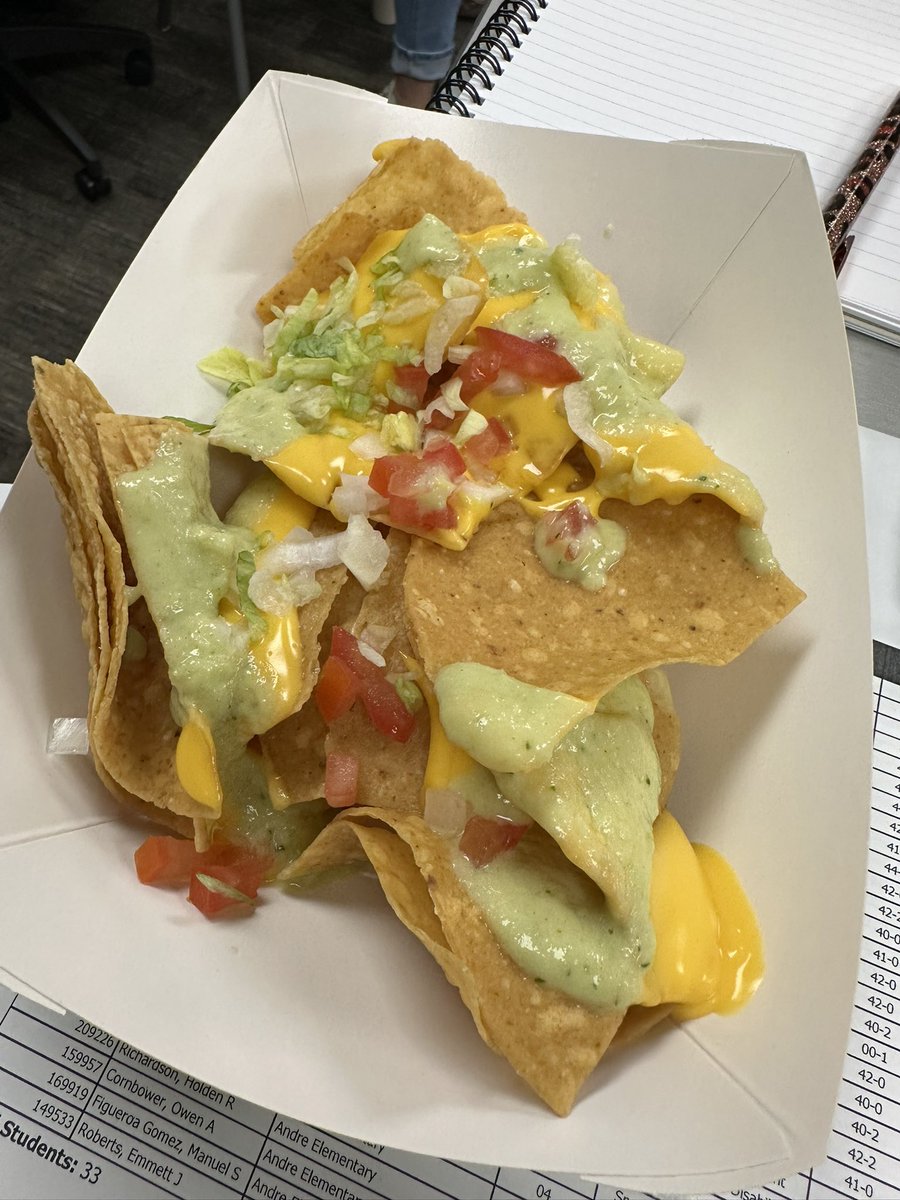 Starting off staff appreciation week &amp; cinco de mayo right with a nacho bar! <a href="/CFISDAndre/">Andre' Elementary</a> #LeopardsLEAD