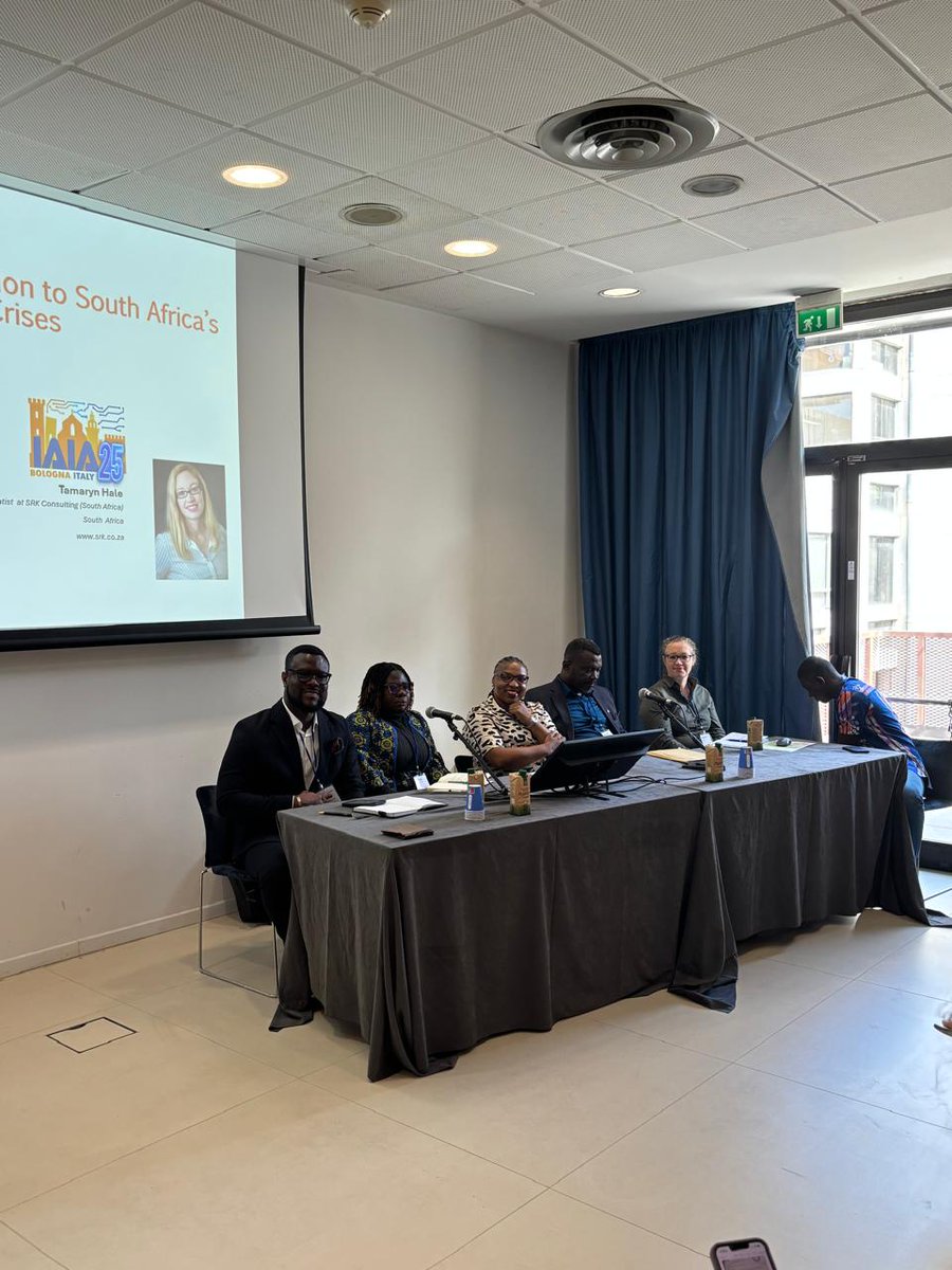 IAIAsa_Comms's tweet image. Zinhle and Tammy discussed "Challenges Facing the IA Process in Developmental Projects: An African Perspective," highlighting the importance of African voices in Impact Assessment for sustainable development. #AfricanPerspective #ImpactAssessment #IAIA2025 #InnovateAndElevate
