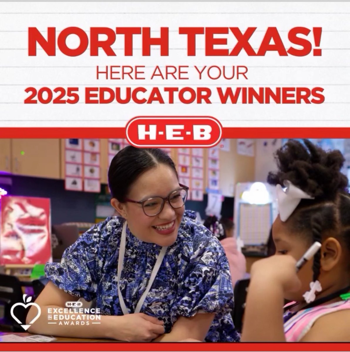 Cynthia Urteaga (@cynthia_urteaga) on Twitter photo Congratulations to Dr.Anabel Ruiz for winning the 2025 H-E-B Excellence in Education Award for your impact as the school principal in Carolyn G. Bukhair Elementary! <a href="/CBEBears/">Carolyn G. Bukhair Elementary</a> <a href="/RichardsonISD/">Richardson ISD</a> <a href="/Anabel_Ruiz19/">Dr. Anabel Ruiz</a> <a href="/HEBexcellence/">HEB Excellence in Education</a> Congratulations to Dr.Anabel Ruiz for winning the 2025 H-E-B Excellence in Education Award for your impact as the school principal in Carolyn G. Bukhair Elementary! <a href="/CBEBears/">Carolyn G. Bukhair Elementary</a> <a href="/RichardsonISD/">Richardson ISD</a> <a href="/Anabel_Ruiz19/">Dr. Anabel Ruiz</a> <a href="/HEBexcellence/">HEB Excellence in Education</a>