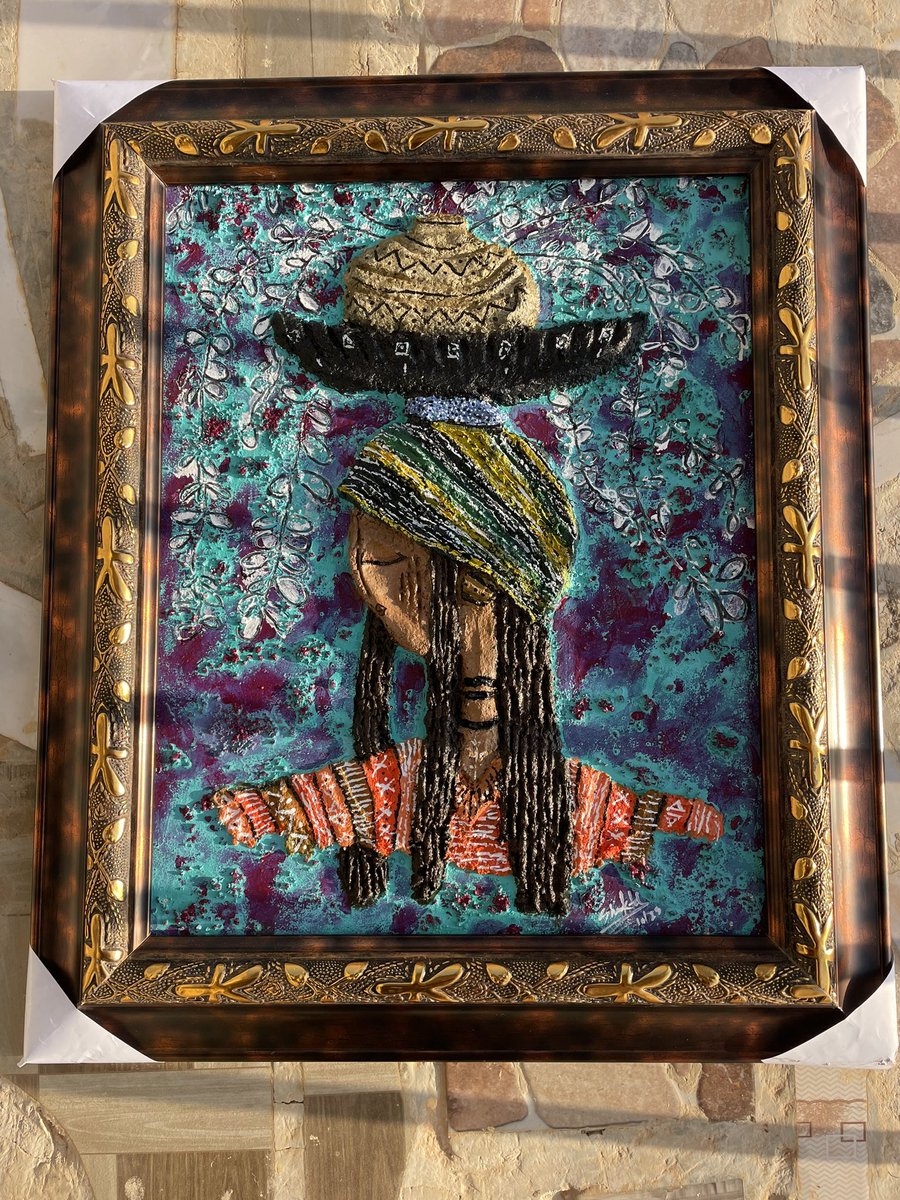 I did this artwork when I wanted to travel to Kano and had to research on Kanuri people ☺️
It’s available for sale ☺️
