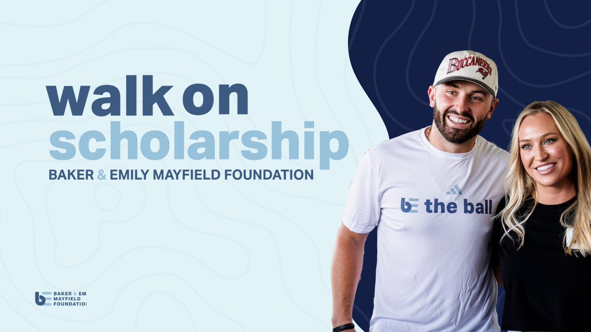 We are excited to announce the Walk-On Scholarship presented by the Baker &amp; Emily Mayfield Foundation! 

The Foundation looks forward to awarding two scholarships to walk-on student-athletes in hopes of easing the financial burden of college.

More info: bemayfield.org/scholarship