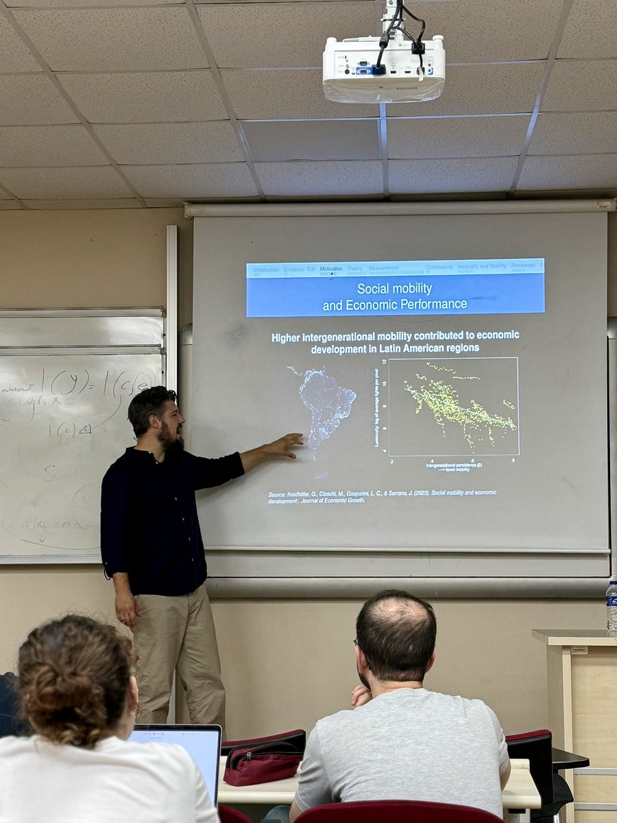 orhantorul's tweet image. Many thanks to @GNeidhofer for the excellent lecture on intergenerational mobility today! It was terrific to see you at Boğaziçi University and we look forward to welcoming you again soon!
