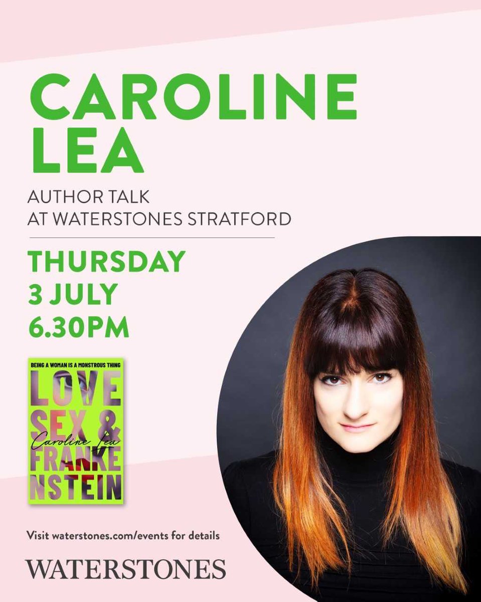StratfordWaterstones (@suawaterstones) on Twitter photo On Thursday July 3rd we will be joined by <a href="/CarolineleaLea/">📚💚Caroline Lea🧟♀️✍️</a> to discuss her latest novel Love, Sex and Frankenstein. This is all about Mary Shelly and what happened in the summer of 1816 to inspire her. This is a ticketed event ❤️ On Thursday July 3rd we will be joined by <a href="/CarolineleaLea/">📚💚Caroline Lea🧟♀️✍️</a> to discuss her latest novel Love, Sex and Frankenstein. This is all about Mary Shelly and what happened in the summer of 1816 to inspire her. This is a ticketed event ❤️