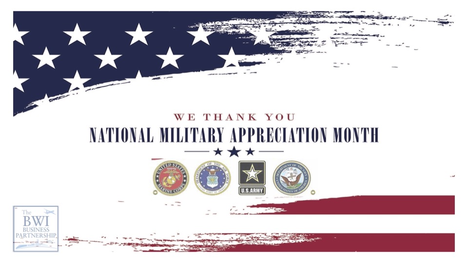 BWI Partnership (@bwipartner) on Twitter photo This May, <a href="/BWIPartner/">BWI Partnership</a> proudly recognizes the dedication and sacrifice of our nation’s service members, veterans, and military families. Join us in support of veterans through workforce development, economic opportunity, and community engagement.
#MilitaryAppreciationMonth This May, <a href="/BWIPartner/">BWI Partnership</a> proudly recognizes the dedication and sacrifice of our nation’s service members, veterans, and military families. Join us in support of veterans through workforce development, economic opportunity, and community engagement.
#MilitaryAppreciationMonth