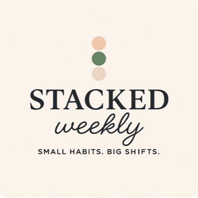 Stacked Weekly Habits Newsletter tweet media