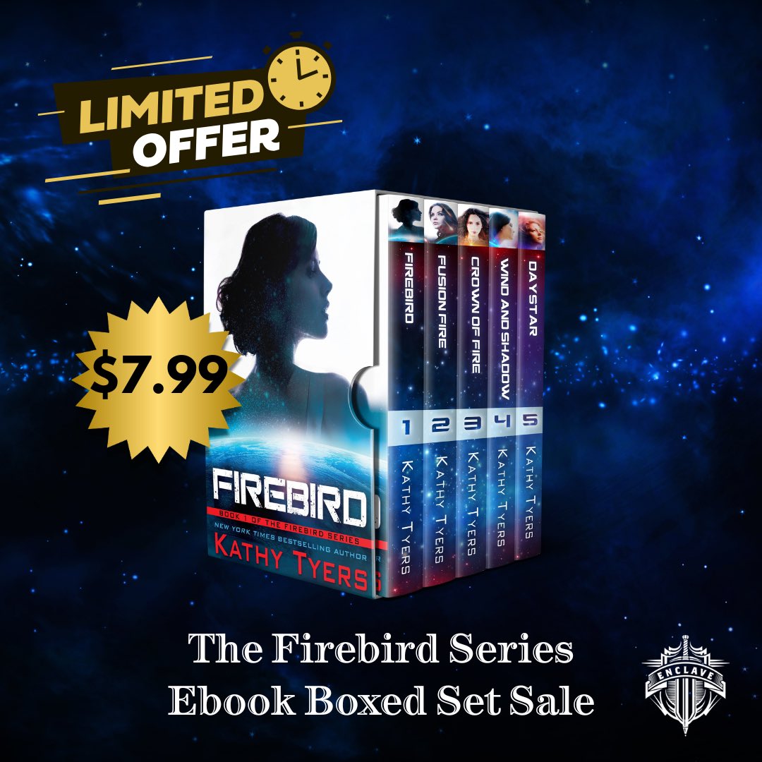 In honor of Star Wars day, we are celebrating legendary Star Wars author, Kathy Tyers, by using the Force to launch an incredible ebook sale! Receive her entire 5-book Firebird series for only $7.99!

amazon.com/Firebird-Compl…