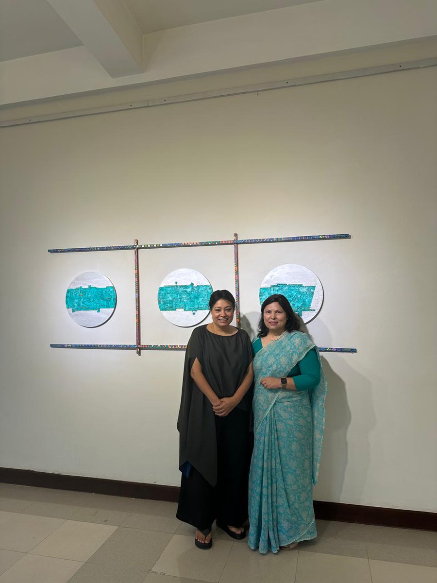 Artists from Nepal and Maldives are showcasing their impressions about Pakistan through beautiful works of art created during a month-long Artist Residency Programme for South Asian Countries 2025 at Pakistan National Council of the Arts. We thank the hosts for the opportunity!