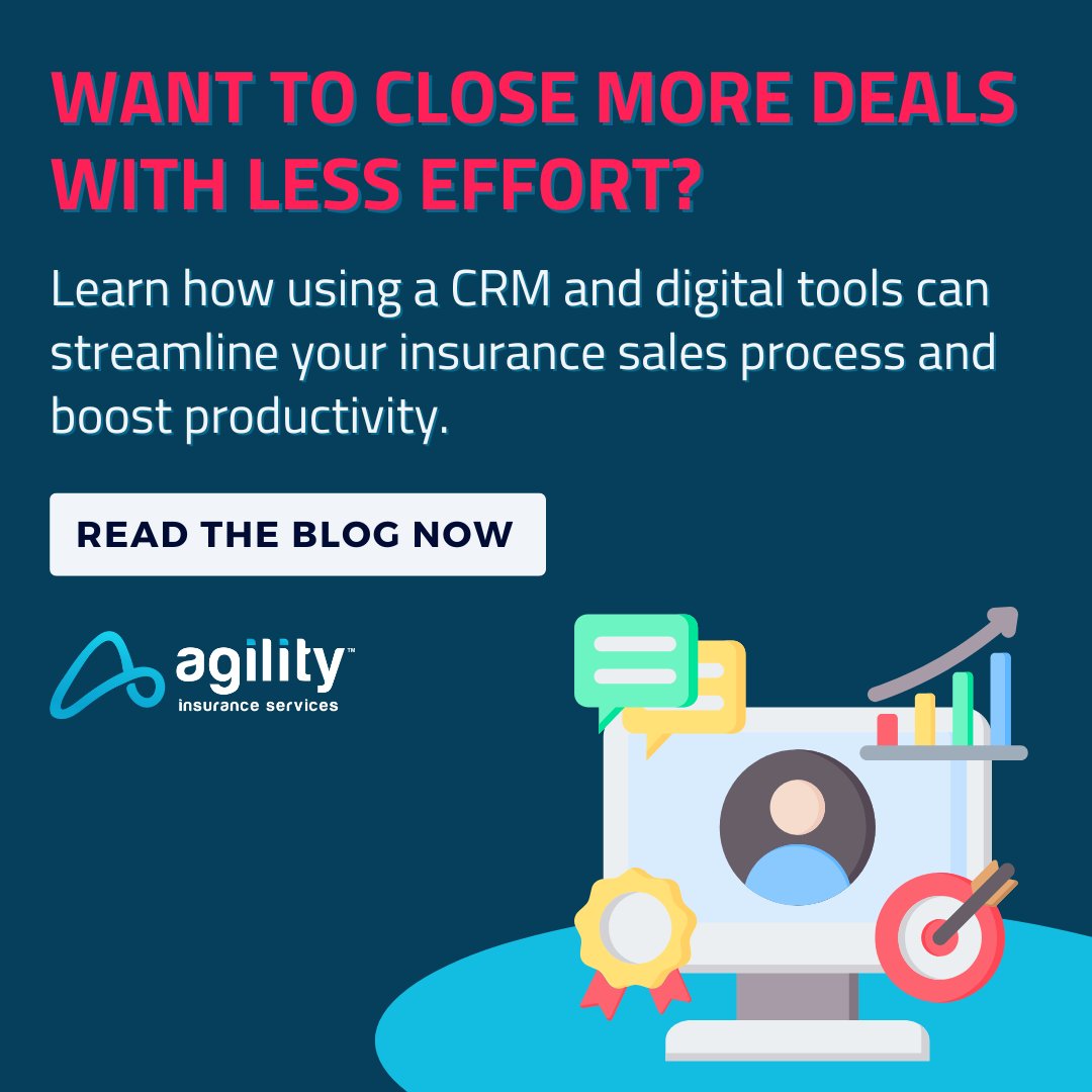 agilityfmo's tweet image. Stop juggling spreadsheets and sticky notes. The right tech tools can help you stay organized, follow up faster, and turn leads into loyal clients. For more tips, visit: zurl.co/kyGIY

#InsuranceSales #CRMTips #InsuranceAgents #SalesTools #CRMSoftware