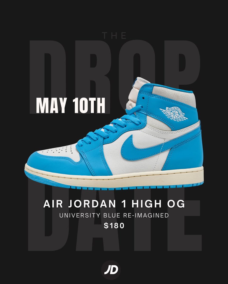 jd air jordan 1 university blue
