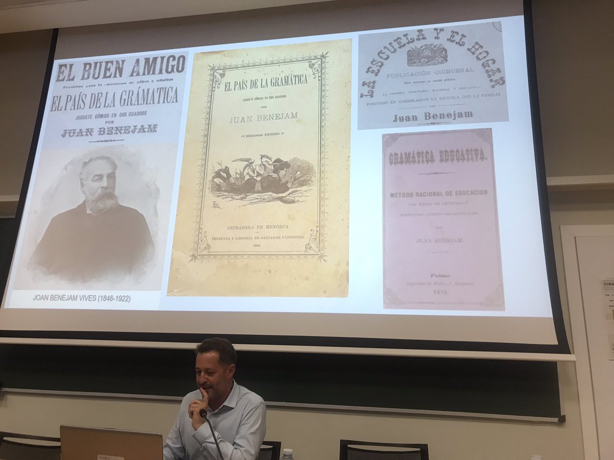 <a href="/linpeprensa2/">LinPePrensa 2</a> <a href="/usal/">Universidad de Salamanca</a> Cerramos el primer día los IP de <a href="/linpeprensa2/">LinPePrensa 2</a>, <a href="/VictorGaviRo/">Víctor Gaviño</a> y yo misma, hablando de “La enseñanza de la lengua a través de la prensa: el caso de las gramáticas subjetivas pedagógicas (1857-1939)”
#histlx