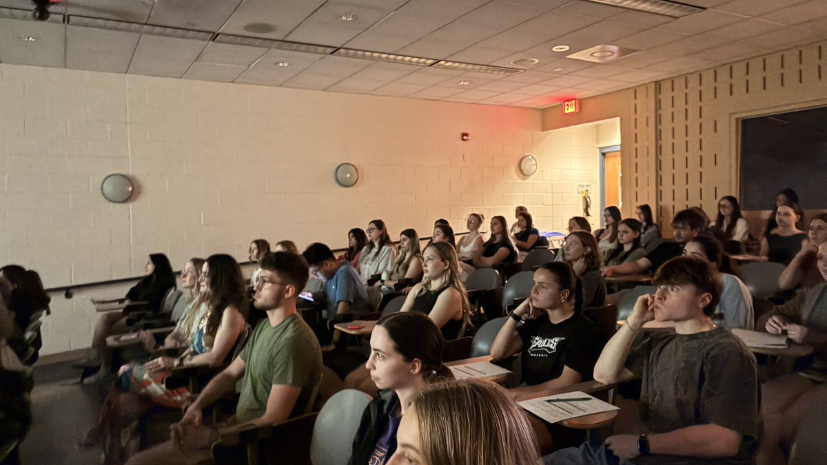 Screening "The Secret Life of Animals" at West Chester University. Beyond excited to finally share with the community the first chapter, The Night Watchers. Thank you everyone for coming!