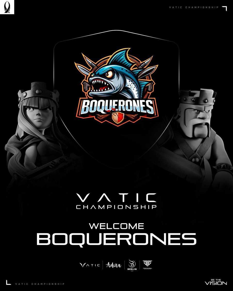 • Excited to start this great tournament!✨

         ᯓ🐟┊✨ <a href="/vatic_coc/">Vatic - Clash of Clans</a> ✨┊ᯓ🐟

             🔥𝗟𝗲𝘁’𝘀 𝗚𝗼 𝗕𝗼𝗾𝘂𝗲𝗿𝗼𝗻𝗲𝘀!!💪🏻

#GoBOQ🐟 | #GoCOC | #HardMode