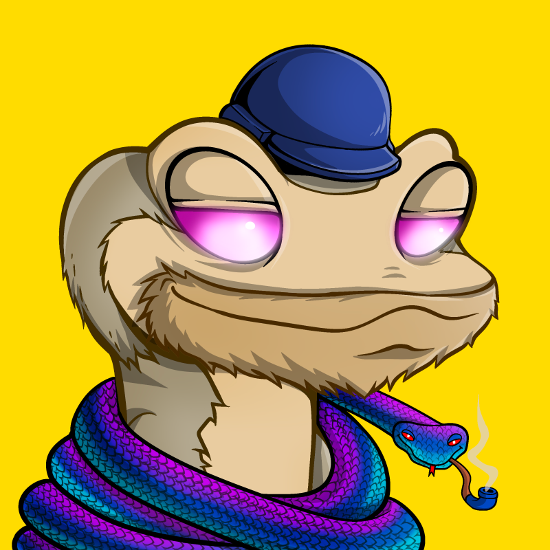 Robinhood 🐍⛏️ (@robinhood032786) on Twitter photo GM $SNEK FAM 🌞
Let's Flex the Father of $SNEK <a href="/SnekkiesNFT/">Snekkies 🐍⛏💰</a> (1/1) 🐍
<a href="/Fidgetybeast/">RTB 🇺🇸 || $fidgetybeast 🐍</a>
TRAITS:
Dome - Snek Father
Eyes - Snek Father
Skin - Snek Father
Background - Snek Father
Type - 1/1
Style - Snek Father
Day 24 🐍🐍 GM $SNEK FAM 🌞
Let's Flex the Father of $SNEK <a href="/SnekkiesNFT/">Snekkies 🐍⛏💰</a> (1/1) 🐍
<a href="/Fidgetybeast/">RTB 🇺🇸 || $fidgetybeast 🐍</a>
TRAITS:
Dome - Snek Father
Eyes - Snek Father
Skin - Snek Father
Background - Snek Father
Type - 1/1
Style - Snek Father
Day 24 🐍🐍