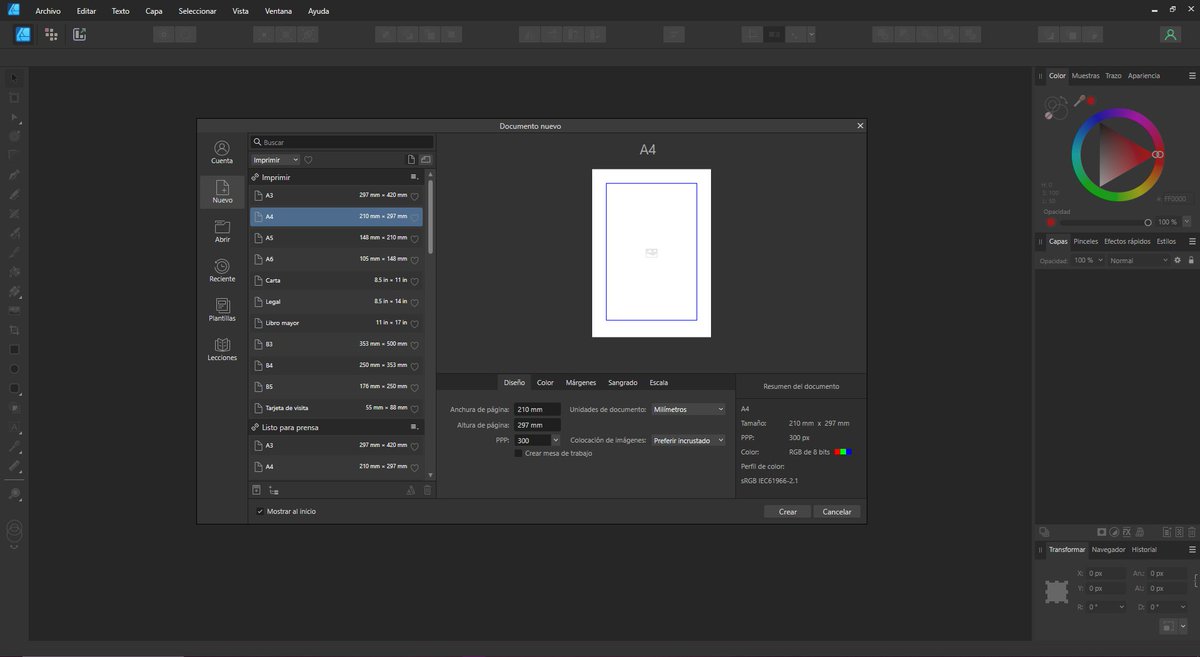 Creadores_Creat's tweet photo. Comenzando con la interfaz de @Affinity Designer 
Y puedo asegurar que no nos arrepentiremos de cambiarnos y dejar Illustrator y no por que no sea bueno, solo no es costeable !!! https://t.co/zrMhfLv2ZZ