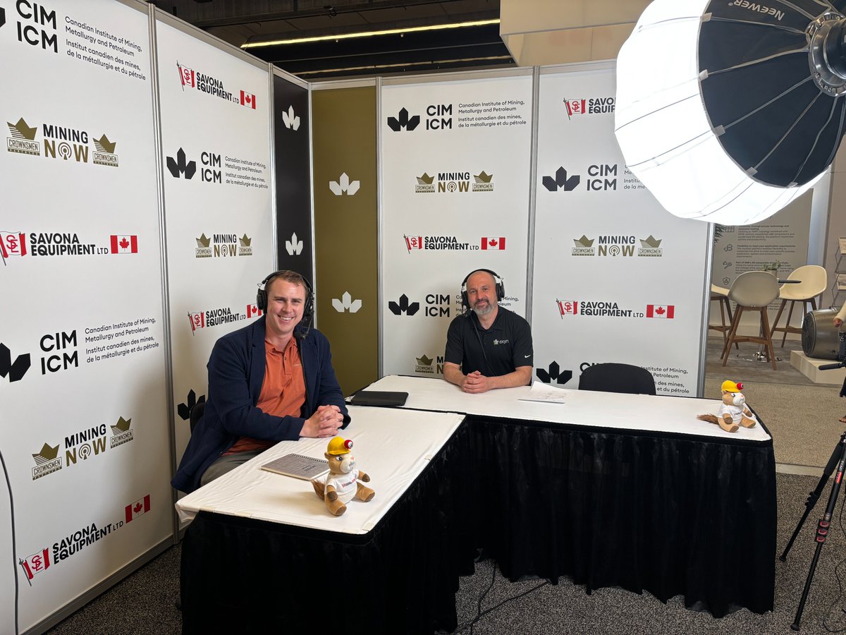 Crownsmen Partners (@crownsmenp) on Twitter photo Can #mining be safer & more efficient?
In our upcoming Mining NOW episode filmed at CIM CONNECT, Raffi Jabrayan of <a href="/ExynTech/">Exyn Technologies</a> discusses how Nexus & Nexus Pro are transforming operations.
Episode releasing soon. #videoproduction #CIMCONNECT #CIMConnect2025 Can #mining be safer & more efficient?
In our upcoming Mining NOW episode filmed at CIM CONNECT, Raffi Jabrayan of <a href="/ExynTech/">Exyn Technologies</a> discusses how Nexus & Nexus Pro are transforming operations.
Episode releasing soon. #videoproduction #CIMCONNECT #CIMConnect2025