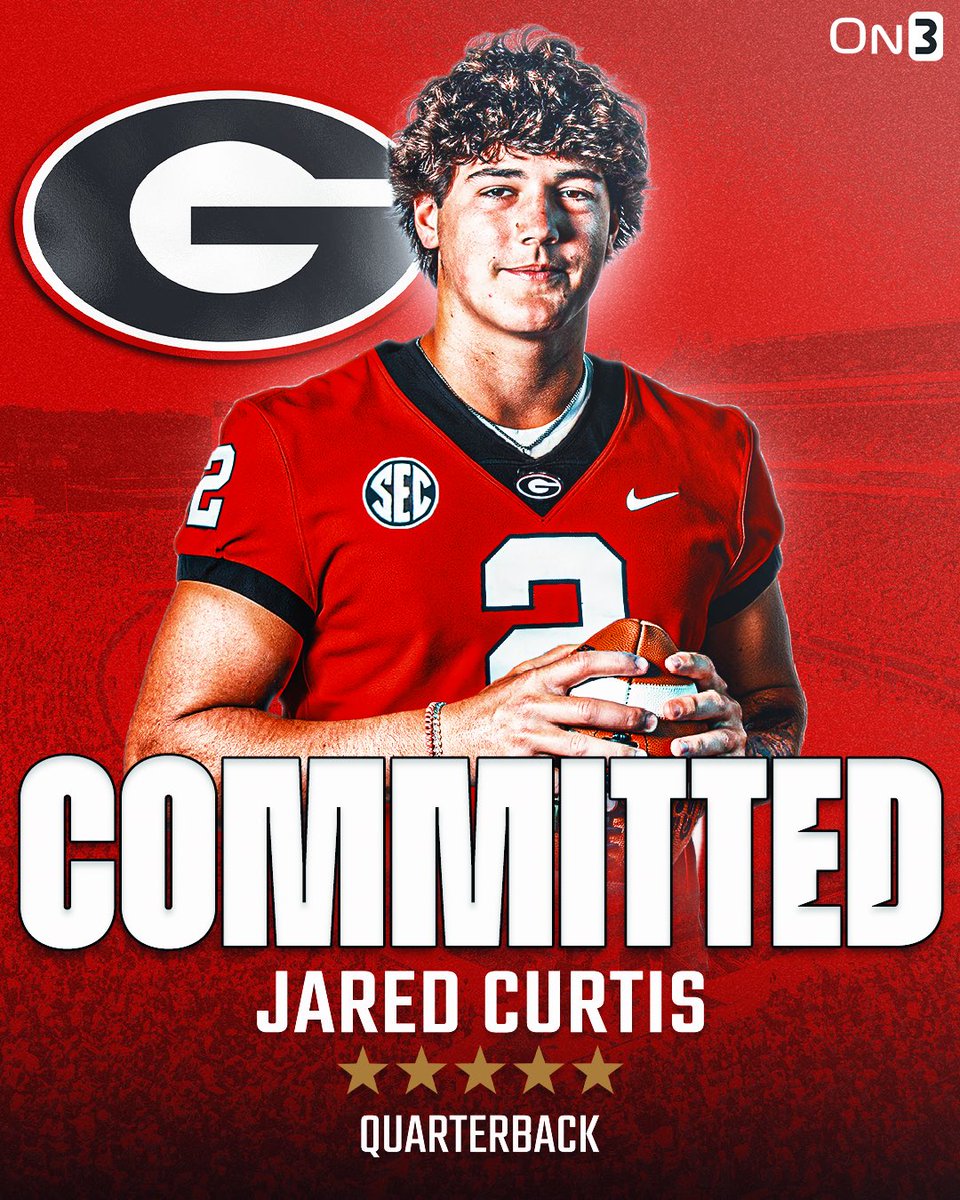 On3 Recruits (@on3recruits) on Twitter photo šØBREAKINGšØ No. 1 QB Jared Curtis has re-committed to Georgia š¶
Curtis backed off his original pledge to the Bulldogs in October.
More from <a href="/SWiltfong_/">Steve Wiltfong</a>: on3.com/news/georgia-b⦠šØBREAKINGšØ No. 1 QB Jared Curtis has re-committed to Georgia š¶
Curtis backed off his original pledge to the Bulldogs in October.
More from <a href="/SWiltfong_/">Steve Wiltfong</a>: on3.com/news/georgia-bā¦