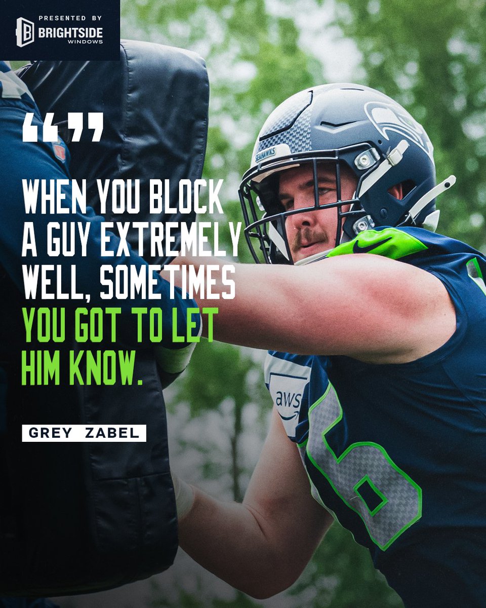 Let 'em know, Grey.

#GoHawks x <a href="/brightsidewindo/">Brightside Windows</a>