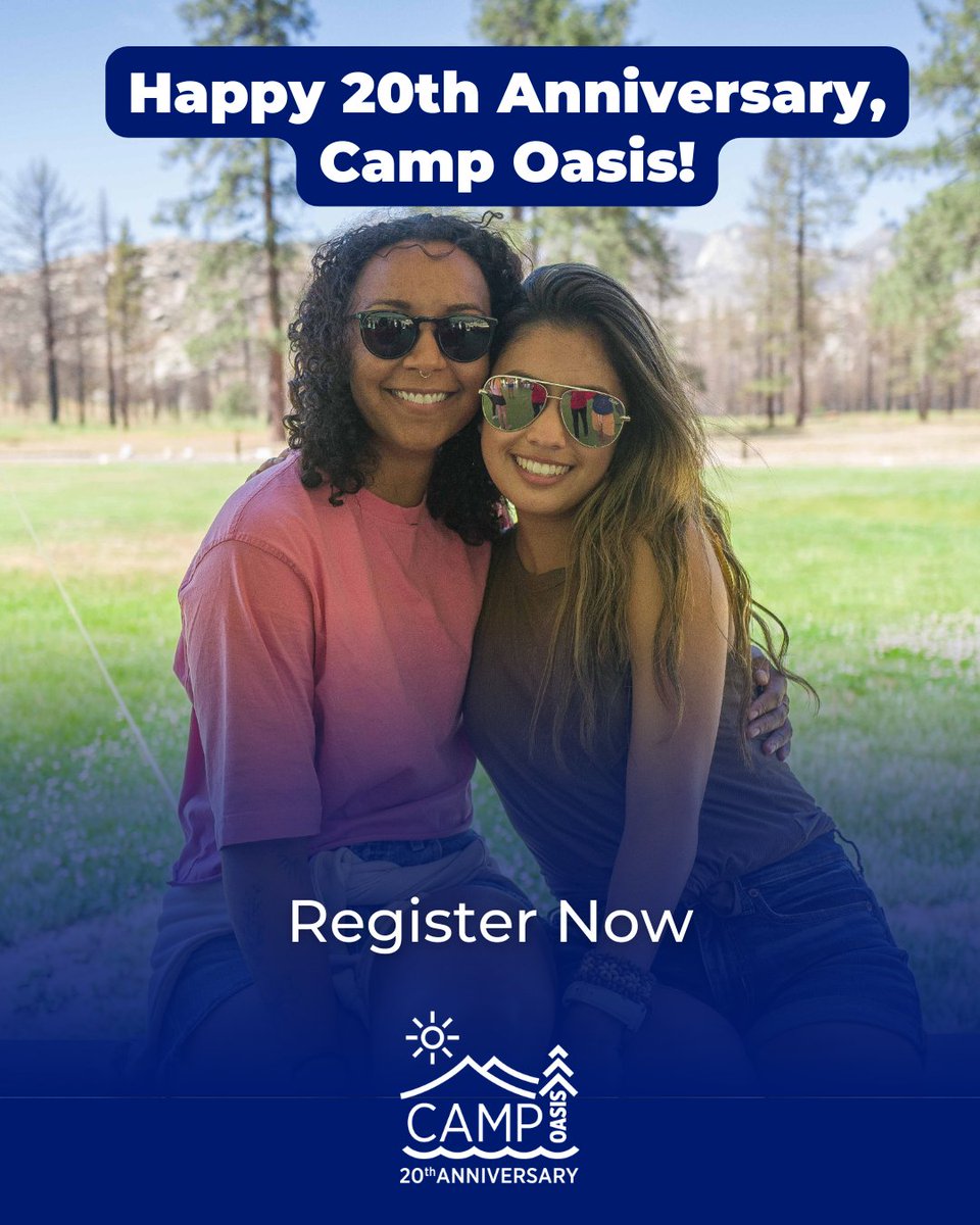 Crohn's & Colitis Foundation (@crohnscolitisfn) on Twitter photo Join us for Camp Oasis’ 20th anniversary season for a summer full of adventurous activities, new friendships, and unforgettable memories! Applications are open for campers and medical staff volunteers- join today: bit.ly/3EUlZpm 🌟 Join us for Camp Oasis’ 20th anniversary season for a summer full of adventurous activities, new friendships, and unforgettable memories! Applications are open for campers and medical staff volunteers- join today: bit.ly/3EUlZpm 🌟