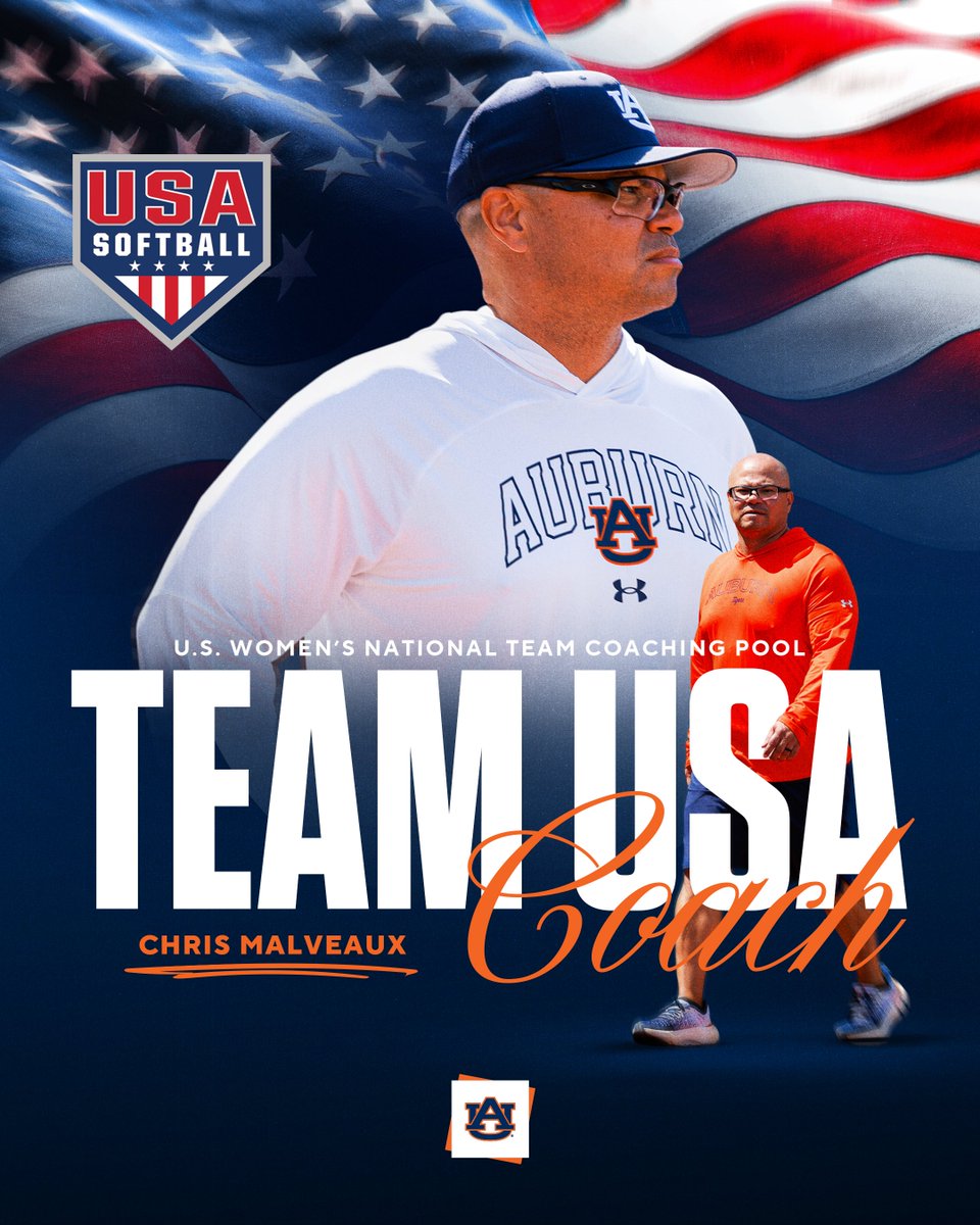 Auburn Softball (@auburnsoftball) on Twitter photo โ๏ธ๐บ๐ธ
<a href="/CoachMalveaux/">Chris Malveaux</a> will serve in the Coaching Pool for <a href="/USASoftball/">USA Softball</a> during the 2025-2028 quad!
๐: auburntige.rs/4d4tB5C
#WarEagle โ๏ธ๐บ๐ธ
<a href="/CoachMalveaux/">Chris Malveaux</a> will serve in the Coaching Pool for <a href="/USASoftball/">USA Softball</a> during the 2025-2028 quad!
๐: auburntige.rs/4d4tB5C
#WarEagle