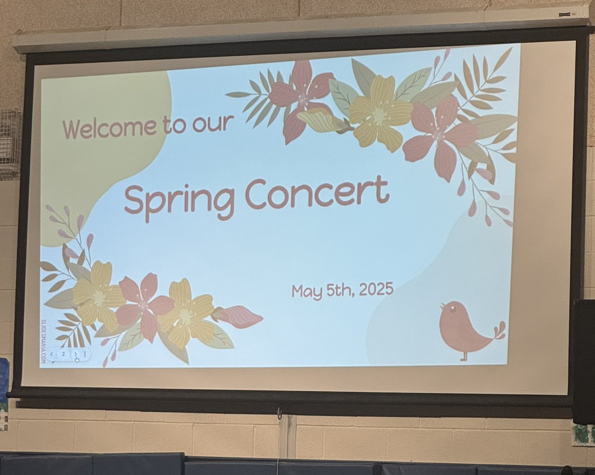 A HUGE you to Mrs. Stinson for organizing our Spring Concert for Music Monday and to all of the classes who performed! 🎶 🎶