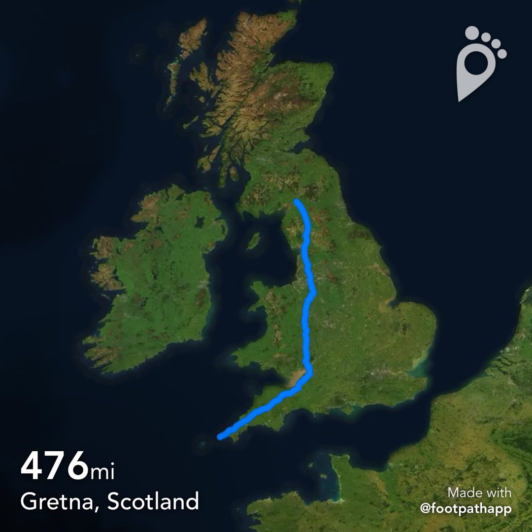 I have no words. We have officially ran to Scotland 🥹❤️

I’m not even gonna try act professional here, I blobbered like a fish and I’m still shocked we’ve made it this far. That was for you dad, the rest of the challenge is for you my mate.

Into the final country of the
