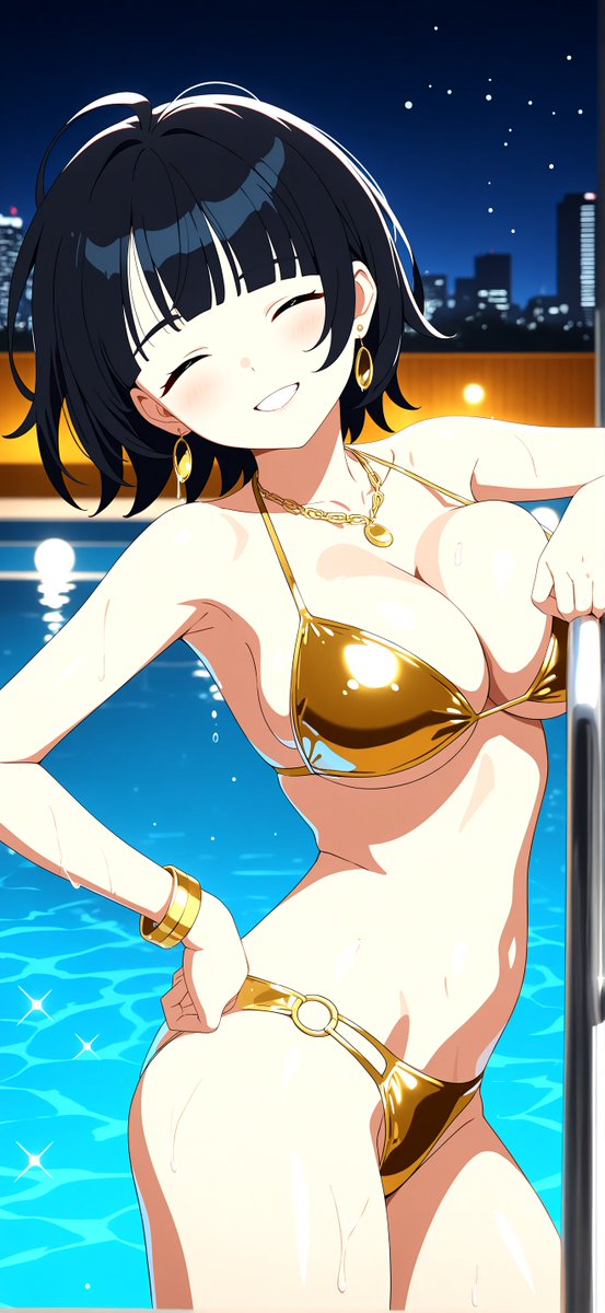 M2_Safe2's tweet photo. GWは金ビキニが流行ってるらシイコさん https://t.co/1wzl8zDsxJ