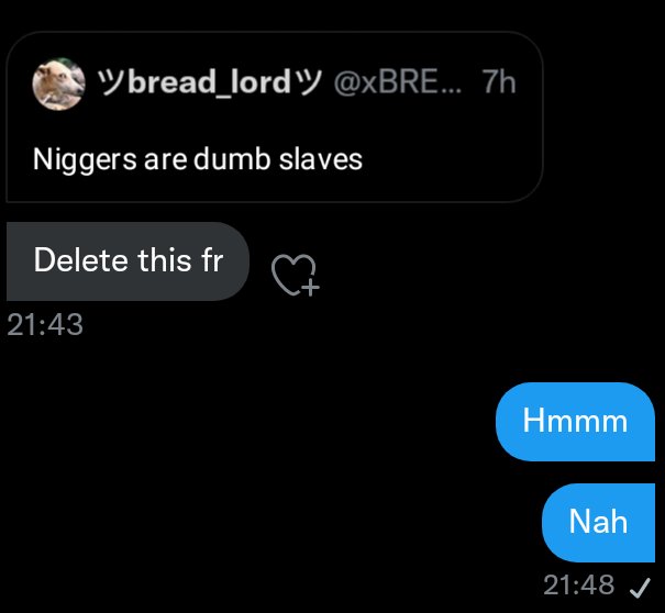 blockspinner_'s tweet photo. @xBREAD_LORDx Still mad at you for calling black people "dumb slaves" https://t.co/Eg5yXnWggz