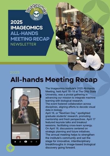 Catch up on our latest discoveries, milestones, and highlights from the 2025 All-Hands Meeting in our Issue 4 newsletter.📬 Read now: imageomics.osu.edu/news/2025/05/i…
#AIforScience #Imageomics #BiodiversityAI #AllHands2025