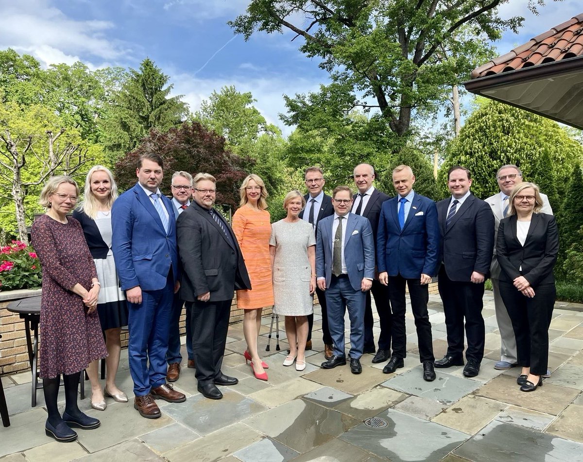 Great to welcome members of the Finnish Parliament, including the Finance Committee, to Washington, DC. Good discussions on Finnish–U.S. bilateral relations.