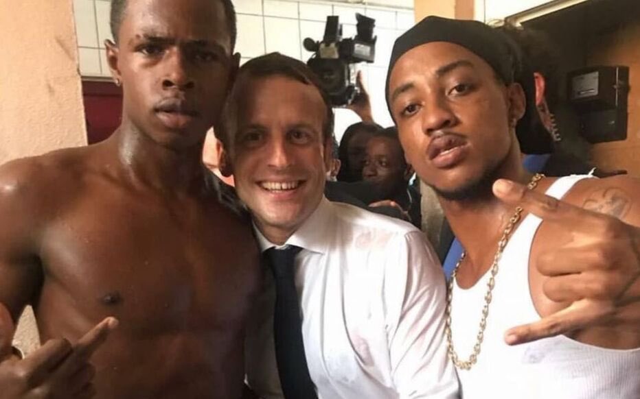 B7frankH's tweet photo. Giorgia Meloni PM 🇮🇹
speaks of French President Emmanuel Macron who is known for tendency to LGBT activities. 

“We will not accept lessons from you, is that clear?”
https://t.co/30nR3Q2415 https://t.co/8AAt47GxyV