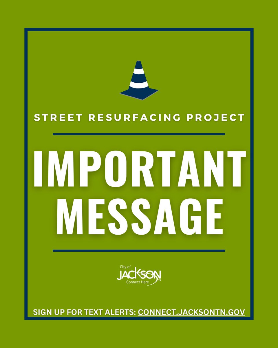 On Tues., May 6, 2025 resurfacing crews are scheduled to begin work on Brooksie Dr. (between Foxworth Dr and Walker Rd.) as well as Longworth Cv. We are asking that for the duration of the milling/resurfacing process on these roads vehicles parked on the street be relocated.