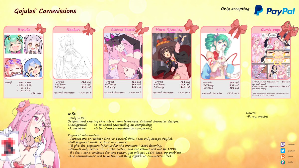✨Commissions Open✨
 3 slots