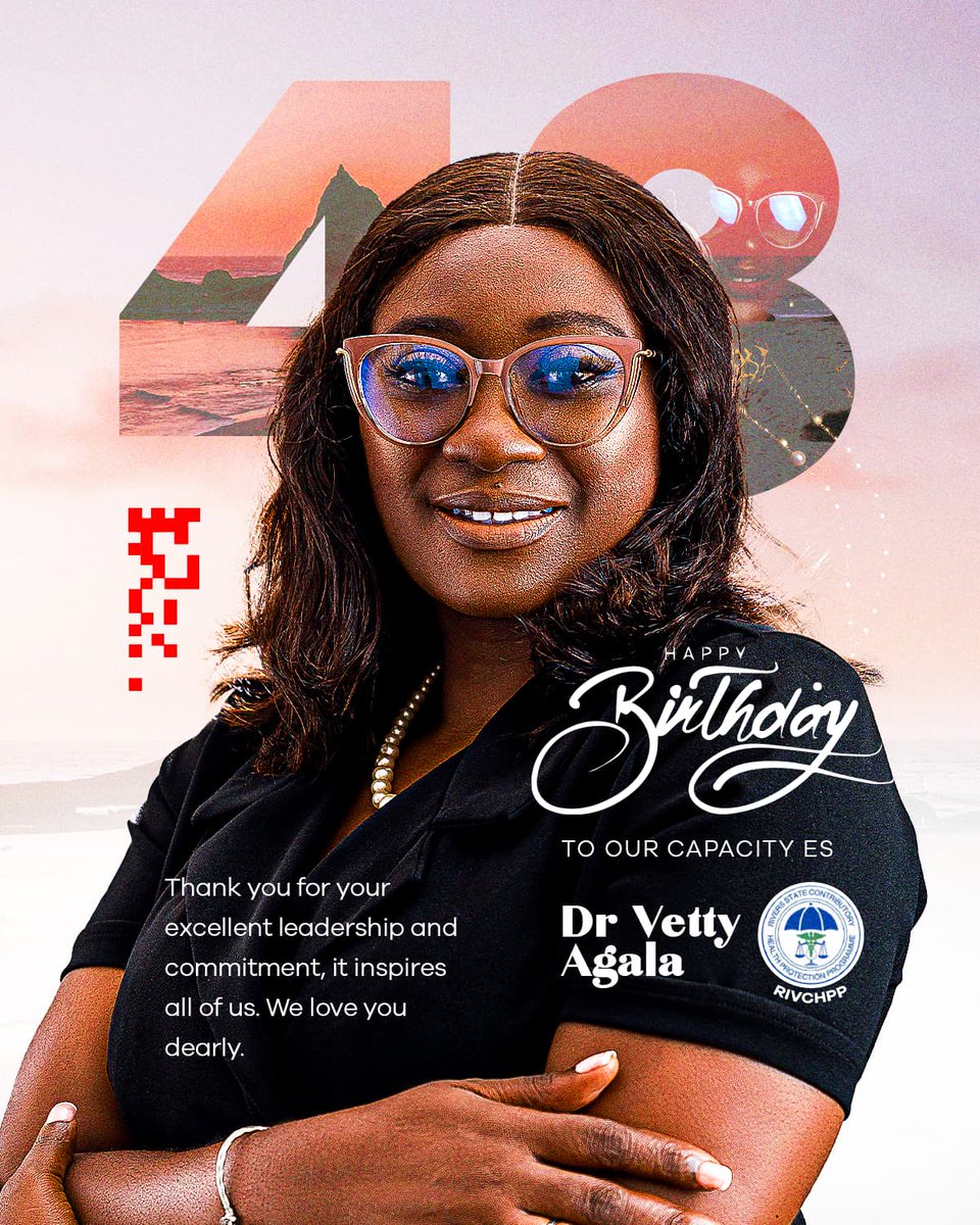 RVCHPP's tweet image. Happy Birthday to Dr. Vetty Agala, Ag. ES of RIVCHPP! 🎉
Your leadership in expanding healthcare access in Rivers State is impactful and inspiring. Wishing you more grace, strength & success as you continue to champion #Health4AllRivers. 🌟
#RIVCHPP #PublicHealthHero