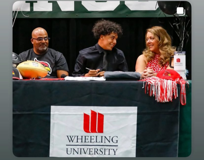 Ethan Jackson (@ethanjackson_24) on Twitter photo Excited to be continuing my Football and Academic career at Wheeling University.
<a href="/CoachBruneyW_U/">Zac Bruney</a>
<a href="/Coach_Dr3/">Andre London 👐🏾🦍</a>
<a href="/TyreeSpinner/">Tyree Spinner</a>
<a href="/WheelingU_FB/">Wheeling U Football</a> Excited to be continuing my Football and Academic career at Wheeling University.
<a href="/CoachBruneyW_U/">Zac Bruney</a>
<a href="/Coach_Dr3/">Andre London 👐🏾🦍</a>
<a href="/TyreeSpinner/">Tyree Spinner</a>
<a href="/WheelingU_FB/">Wheeling U Football</a>