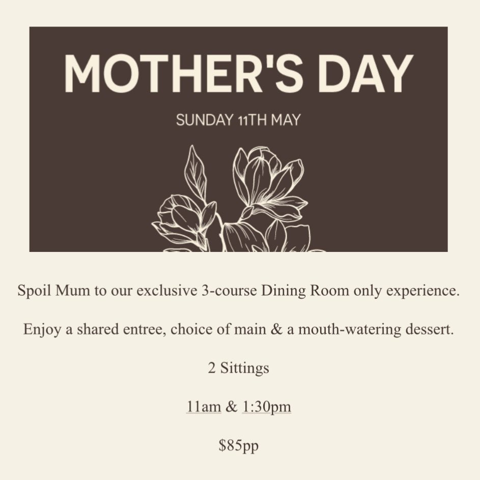 Head down to the Auburn Hotel to celebrate mum this Mothers Day!

And remember to use ThePass with code MAGPIESCC for 10% off