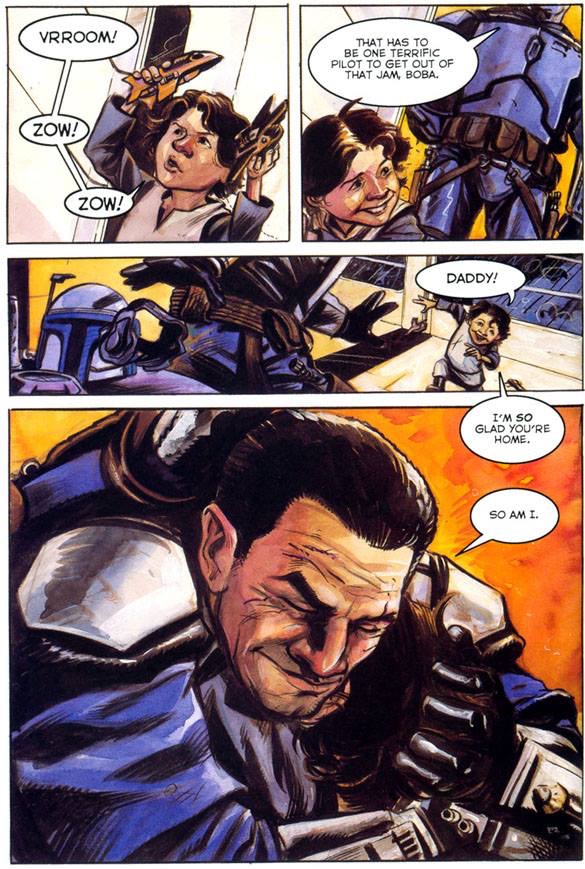 Jango Fett wasn’t just a better Bounty Hunter than Cad Bane. He was a better Father too.😁 #RespectForTheFetts