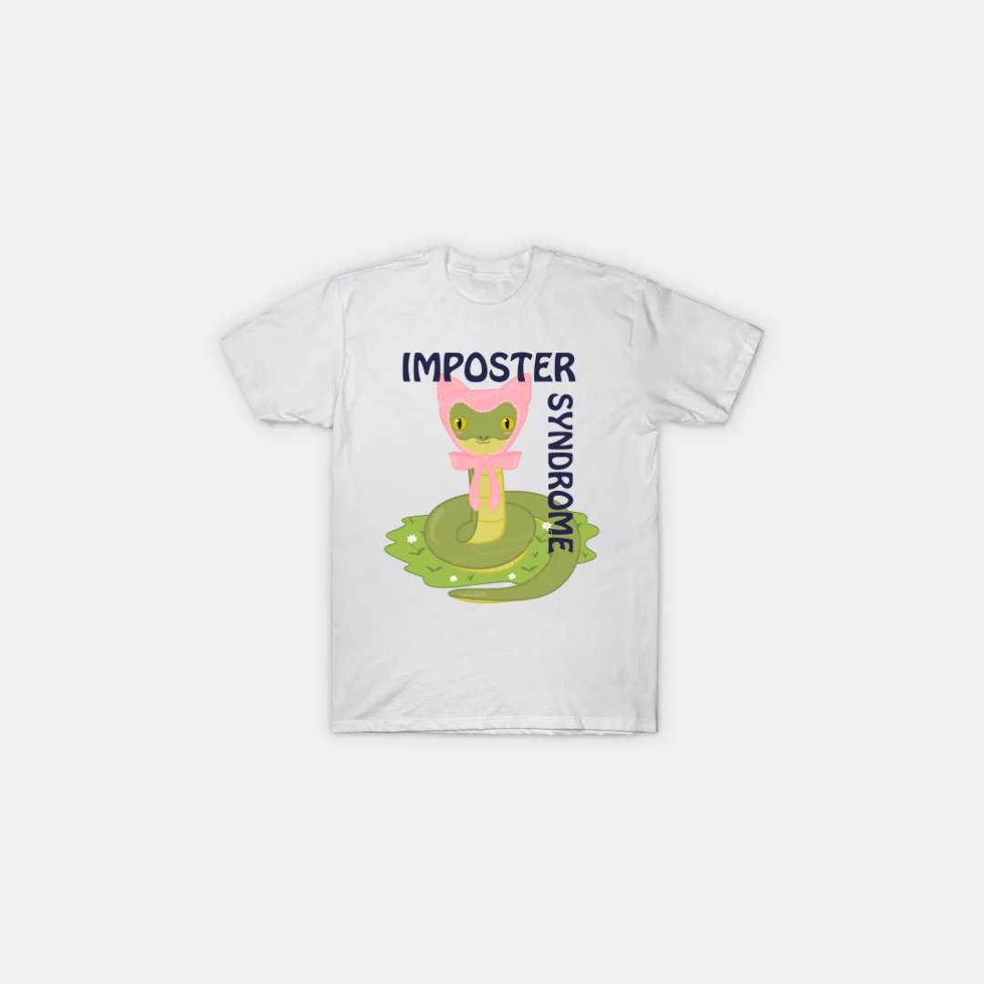 Brunae_art's tweet photo. Snake in cat's clothing 🐍🐱Check out my 'Imposter syndrome' design on TeePublic! https://t.co/Aeo1QO2V3h https://t.co/Dv3IYKdfER