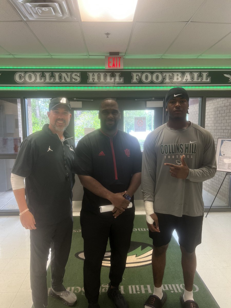 4⭐️ $ACK CHASER (@katrellwebb) on Twitter photo Appreciate you coming to see me today My Guy! <a href="/coach_buddha/">Coach Buddha Williams</a>
<a href="/SwickONE8/">Drew Swick</a> <a href="/CollinsHillFB/">Collins Hill Eagles Football</a> <a href="/JohnGarcia_Jr/">John Garcia, Jr.</a> <a href="/SWiltfong_/">Steve Wiltfong</a> <a href="/GregBiggins/">Greg Biggins</a> <a href="/IUFBRecruiting/">Indiana Football Recruiting</a> <a href="/Hoosier_Huddle/">Hoosier Huddle</a> <a href="/samspiegs/">Sam Spiegelman</a>
<a href="/CCignettiIU/">Curt Cignetti</a> <a href="/Coach_PatKuntz/">Coach Pat Kuntz</a> <a href="/Coach_BHaines/">Bryant Haines</a> <a href="/jamiestento/">Jamie Stento</a> <a href="/Kendel_Bennett/">Kendel Bennett</a> <a href="/GageProctor12/">Gage Proctor</a> <a href="/MikeFerraraIU/">Mike Ferrara</a> Appreciate you coming to see me today My Guy! <a href="/coach_buddha/">Coach Buddha Williams</a>
<a href="/SwickONE8/">Drew Swick</a> <a href="/CollinsHillFB/">Collins Hill Eagles Football</a> <a href="/JohnGarcia_Jr/">John Garcia, Jr.</a> <a href="/SWiltfong_/">Steve Wiltfong</a> <a href="/GregBiggins/">Greg Biggins</a> <a href="/IUFBRecruiting/">Indiana Football Recruiting</a> <a href="/Hoosier_Huddle/">Hoosier Huddle</a> <a href="/samspiegs/">Sam Spiegelman</a>
<a href="/CCignettiIU/">Curt Cignetti</a> <a href="/Coach_PatKuntz/">Coach Pat Kuntz</a> <a href="/Coach_BHaines/">Bryant Haines</a> <a href="/jamiestento/">Jamie Stento</a> <a href="/Kendel_Bennett/">Kendel Bennett</a> <a href="/GageProctor12/">Gage Proctor</a> <a href="/MikeFerraraIU/">Mike Ferrara</a>