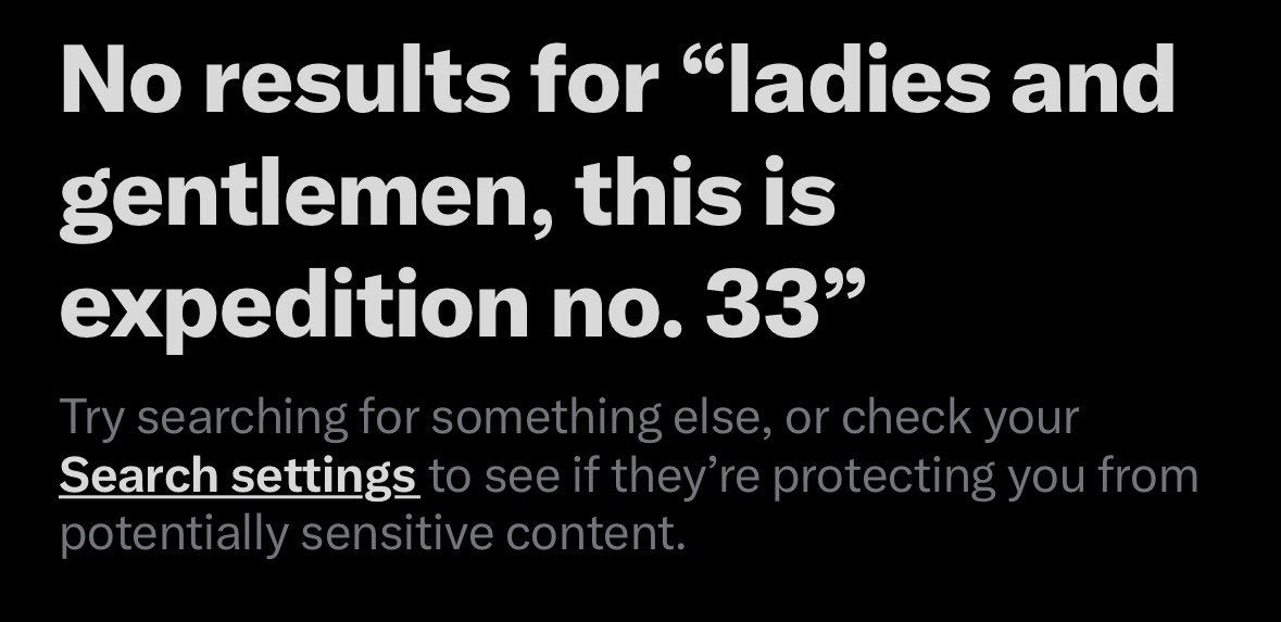 I am the first to say “Ladies and gentlemen, this is Expedition no. 33”