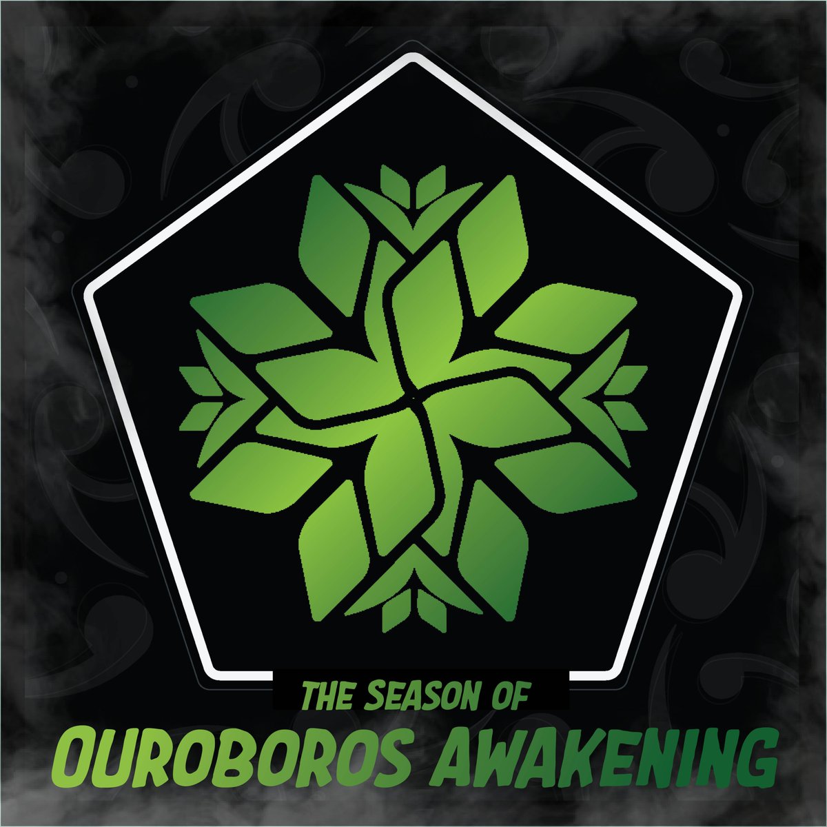 SEASON OF THE 
OUROBOROS AWAKENING
.
Marking the cycle of renewal, this season begins when the mythical Ouroboros snake starts its cycle of eating its tail, symbolizing endless regeneration. Awakening something new and old and bring them all together in a constant flow of one!