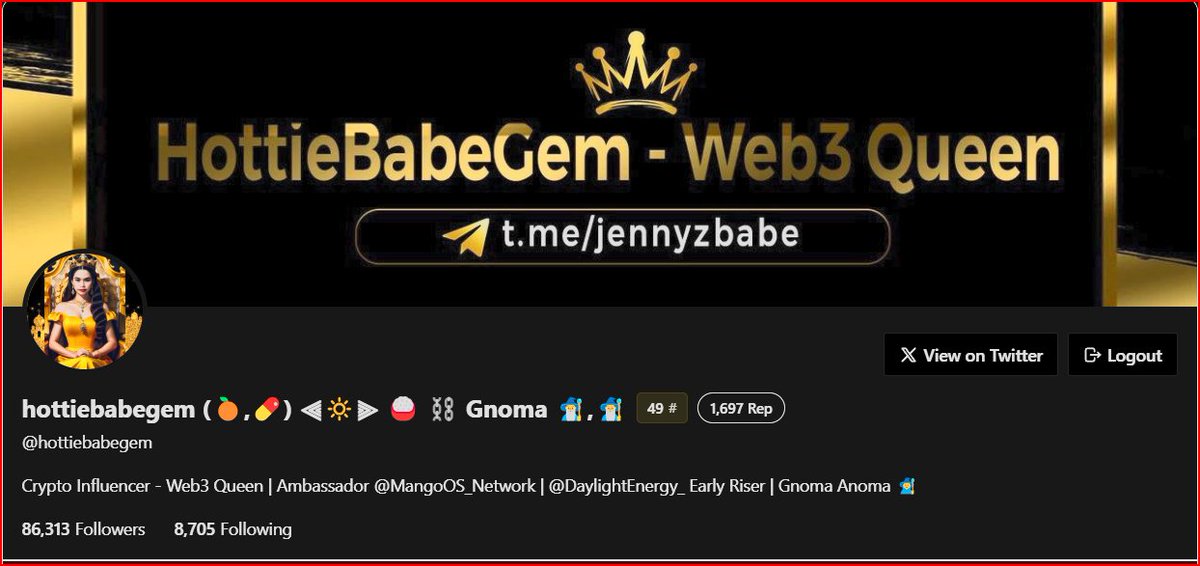 hottiebabegem โซท๐โซธ ๐ โ Gnoma ๐งโโ๏ธ,๐งโโ๏ธ (@hottiebabegem) on Twitter photo I checked my <a href="/GiveRep/">GiveRep</a> and earned 1697 $REP
How many REP you earn? If your active, Like, RT and Comment here.
Also join their Active Loyalty Programs โคต๏ธ
<a href="/PawtatoFinance/">Pawtato Finance | Sui</a>
<a href="/moonbags_io/">moonbags.io</a>
<a href="/raidenx_io/">RaidenX</a>
<a href="/ATTNtoken/">ATTN ๐๏ธ</a>
<a href="/bluefinapp/">Bluefin</a>
<a href="/Suigar_com/">Suigar</a> I checked my <a href="/GiveRep/">GiveRep</a> and earned 1697 $REP
How many REP you earn? If your active, Like, RT and Comment here.
Also join their Active Loyalty Programs โคต๏ธ
<a href="/PawtatoFinance/">Pawtato Finance | Sui</a>
<a href="/moonbags_io/">moonbags.io</a>
<a href="/raidenx_io/">RaidenX</a>
<a href="/ATTNtoken/">ATTN ๐๏ธ</a>
<a href="/bluefinapp/">Bluefin</a>
<a href="/Suigar_com/">Suigar</a>