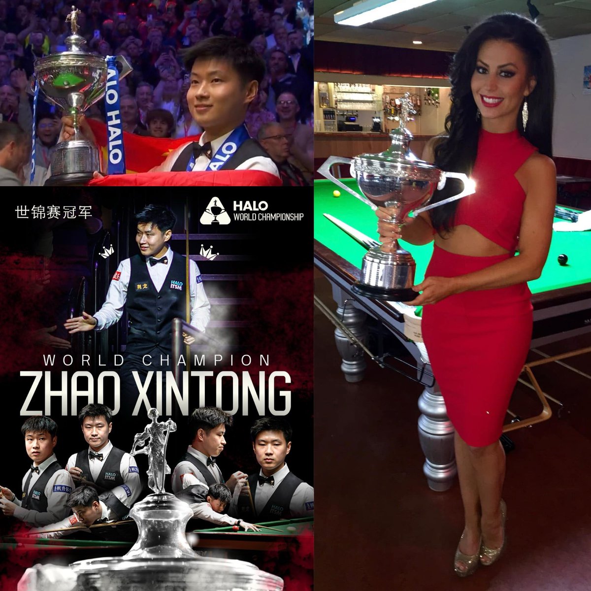 Jade Slusarczyk (@miss_poulton) on Twitter photo 🎱#SnookerWorldChampionship🎱
🏆ZHAO XINTONG🏆
<a href="/WwwXintongzhao/">Zhao xintong</a>
History has been made
1st Asian World Champion
What a story👏🏽
Class act from Willo as always too👏🏽
#Model #Presenter #WalkOnGirl #Snooker #HaloWorldChampionship #Crucible #MarkWilliams #ZhaoXintong #Pool #Darts 🎱#SnookerWorldChampionship🎱
🏆ZHAO XINTONG🏆
<a href="/WwwXintongzhao/">Zhao xintong</a>
History has been made
1st Asian World Champion
What a story👏🏽
Class act from Willo as always too👏🏽
#Model #Presenter #WalkOnGirl #Snooker #HaloWorldChampionship #Crucible #MarkWilliams #ZhaoXintong #Pool #Darts
