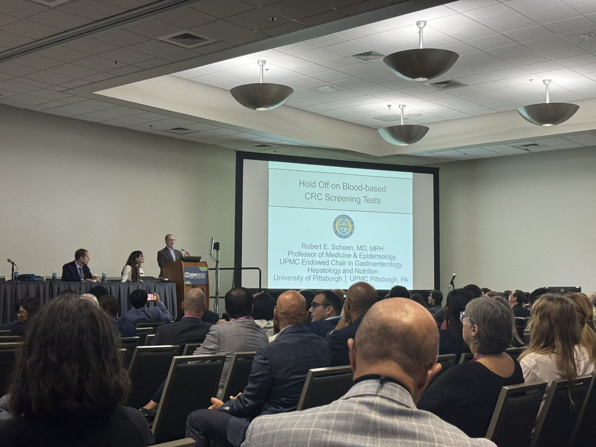 Tulio Correa, MD (@tuliocorrea) on Twitter photo Amazing presentation by Dr. Schoen <a href="/PittGILiverNutr/">Pitt Division of GI, Hepatology & Nutrition</a> <a href="/rockscho/">Rocky Schoen</a> #DDW2025
👉🏼Blood tests are less effective and more costly than FIT/Colonoscopy.
👉🏼To compete, they’d need a HUGE increase in participation rates.
👉🏼Low sensitivity for AA is a key limitation of blood tests. Amazing presentation by Dr. Schoen <a href="/PittGILiverNutr/">Pitt Division of GI, Hepatology & Nutrition</a> <a href="/rockscho/">Rocky Schoen</a> #DDW2025
👉🏼Blood tests are less effective and more costly than FIT/Colonoscopy.
👉🏼To compete, they’d need a HUGE increase in participation rates.
👉🏼Low sensitivity for AA is a key limitation of blood tests.