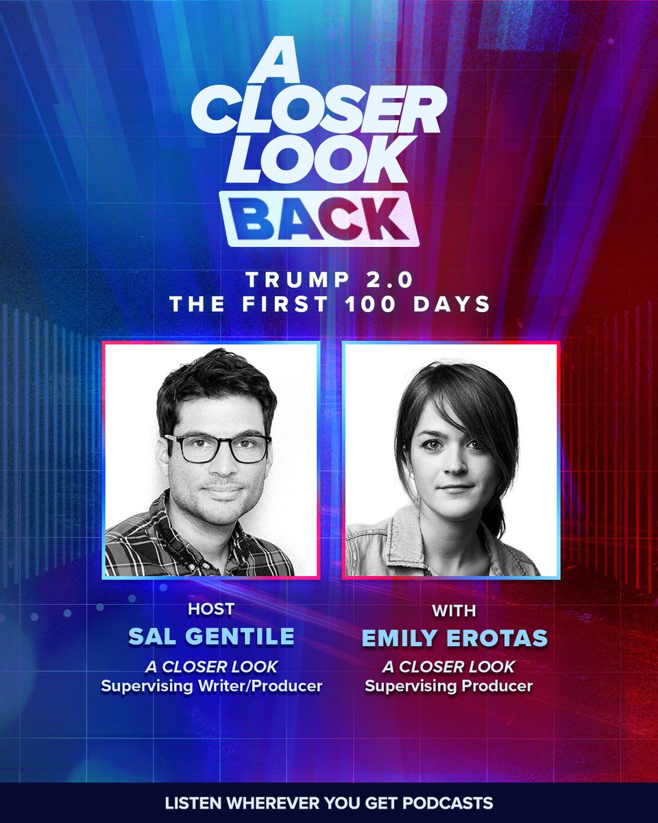 In an all-new episode of Late Night’s podcast series “A Closer Look Back,” A Closer Look Supervising Writer/Producer <a href="/salgentile/">Sal Gentile</a> and guest <a href="/EmilyErotas/">Emily Erotas</a>, Supervising Producer for A Closer Look, recap the first 100 days of the Trump presidency and share behind-the-scenes stories