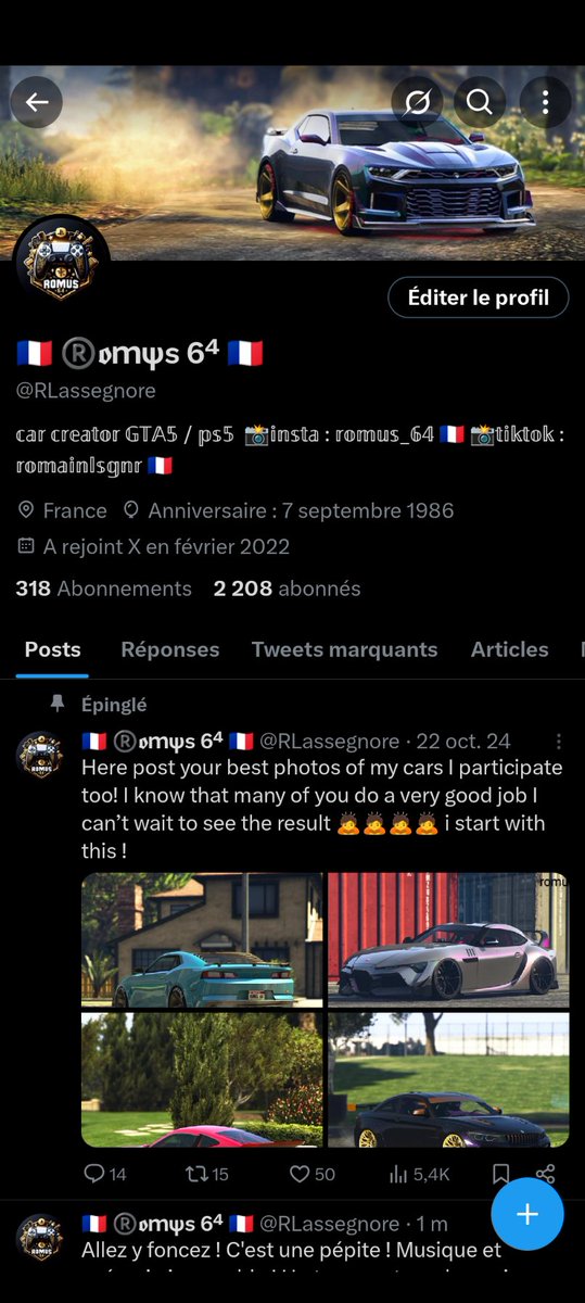 2200 followers dépassés ! Vous êtes des goat 🫶