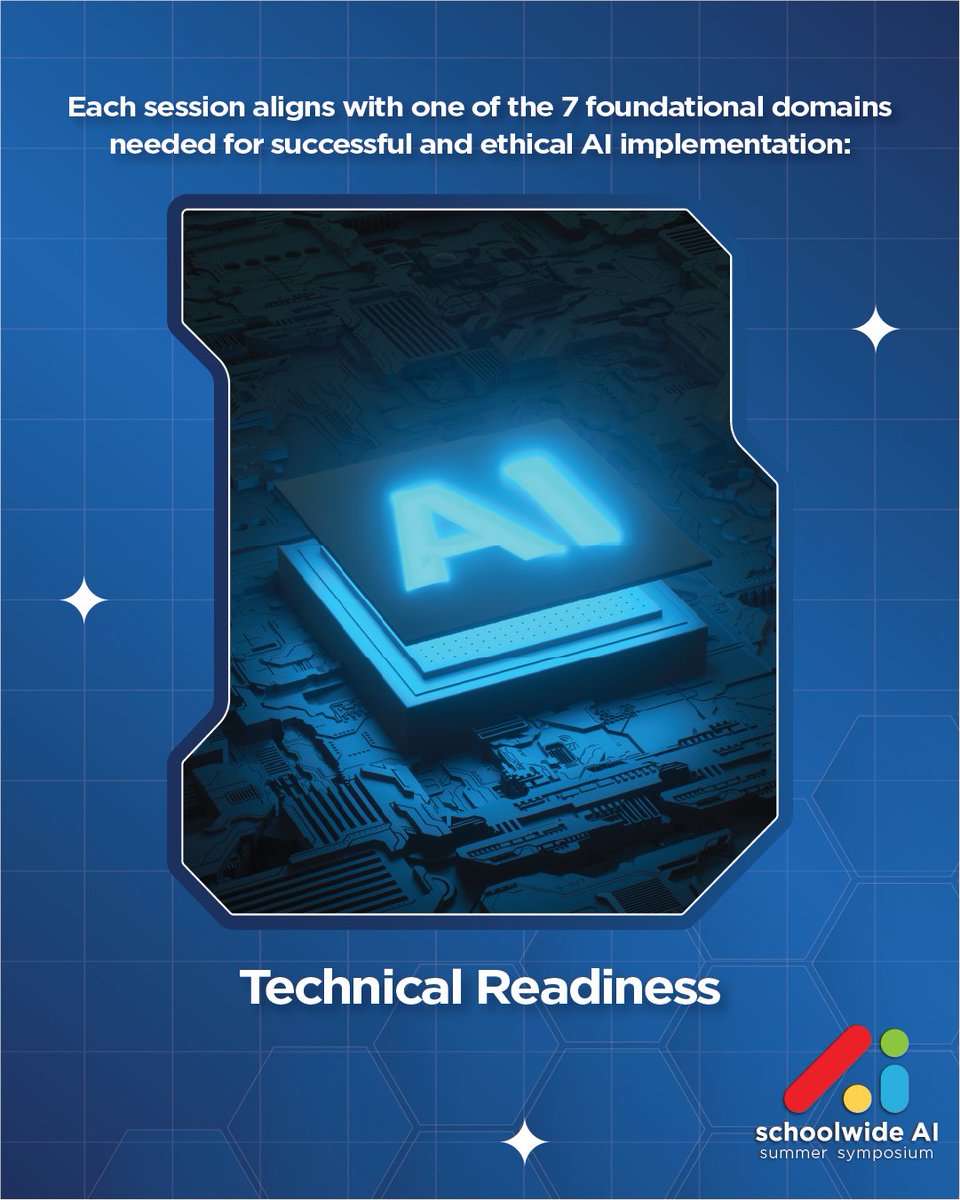 ButlerCountyESC's tweet photo. ๐ The Kโ12 Gen AI Maturity Tool outlines 7 domains to assess your districtโs AI readiness. Learn to apply it with national Lead Trainer Dave Clark at the #SchoolwideAI Summer Symposium on June 5!
๐ Register: https://t.co/iXBbnmrDpQ
#Proud2BCESC #EdTech #AIinEducation #CoSN https://t.co/dQDJAhpg6w