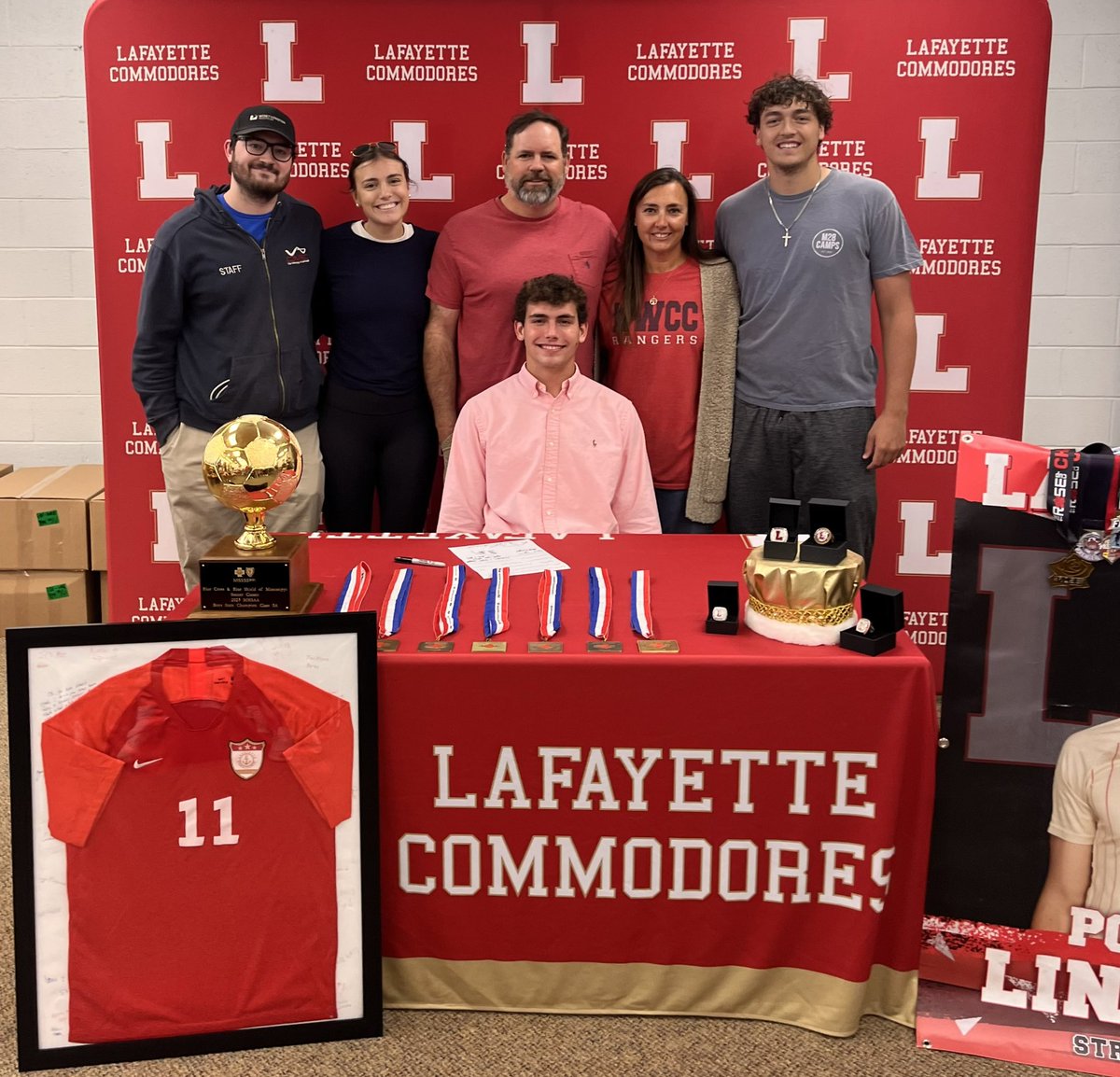 Congratulations to Porter on continuing his athletic pursuits with <a href="/NWCC_Rangers/">Northwest Rangers</a> Thank you <a href="/LafCo_Athletics/">Lafayette Athletics</a> ❤️