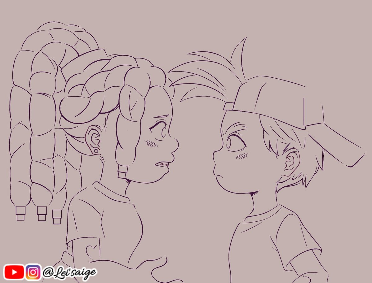 LeisaigeArts's tweet image. Wip of Yuwen and Taylor. I'm still working on it but I wanted to show the progress so far. #WinOrLose #Taywen #Pixar