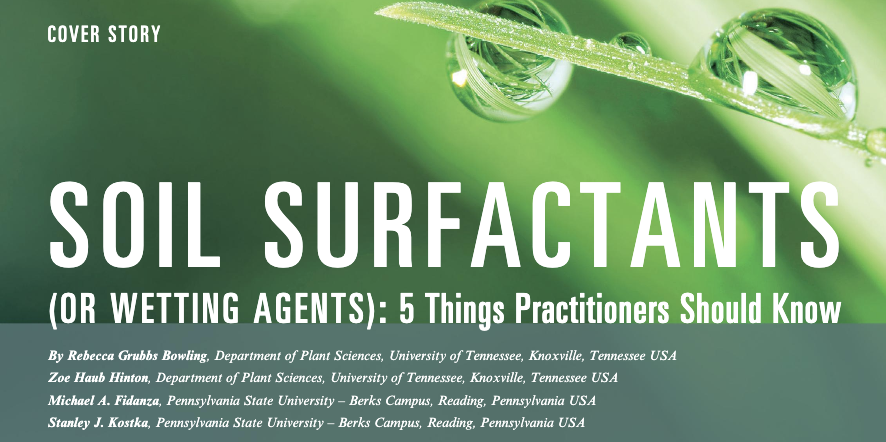 Becky Bowling, PhD (@tnturfwoman) on Twitter photo New article in <a href="/TnTurfAssoc/">Tennessee Turfgrass</a> Magazine: Soil Surfactants: Five Things Practitioners Should Know. Huge thanks to <a href="/MikeFidanza/">Michael Fidanza</a> and <a href="/kostkastan/">stan kostka 🇺🇸🇺🇦</a> for their invaluable thoughts and contributions in putting this together. Read it here: tiny.utk.edu/SoilSurfactant… New article in <a href="/TnTurfAssoc/">Tennessee Turfgrass</a> Magazine: Soil Surfactants: Five Things Practitioners Should Know. Huge thanks to <a href="/MikeFidanza/">Michael Fidanza</a> and <a href="/kostkastan/">stan kostka 🇺🇸🇺🇦</a> for their invaluable thoughts and contributions in putting this together. Read it here: tiny.utk.edu/SoilSurfactant…